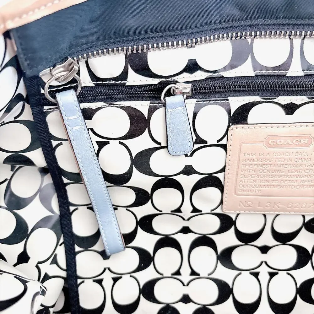 COACH Y2K HAMPTON WEEKENDER LARGE ADJUSTABLE TOTE TRAVEL BAG